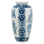 Ваза с синим цветочным орнаментом Blue & White Ornament  варинант исполнения - 2 | Loft Concept в Грозном