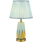 Настольная лампа с абажуром Femia Turquoise Gold Table Lamp варинант исполнения - 1 | Loft Concept в Грозном