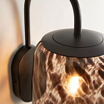 Бра с плафоном из янтарного стекла Amber Olmos Wall Lamp варинант исполнения - 4 | Loft Concept в Грозном