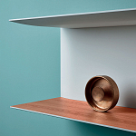 Дизайнерская подвесная полка Gio Ponti D.355.1 - D.355.2 Hanging Bookcase варинант исполнения - 2 | Loft Concept в Грозном