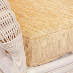 Комплект уличной мебели из ротанга Eloise белый варинант исполнения - 6 | Loft Concept в Грозном