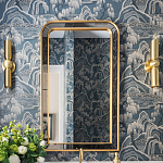 Зеркало в золотой раме Arched Mirror варинант исполнения - 2 | Loft Concept в Грозном