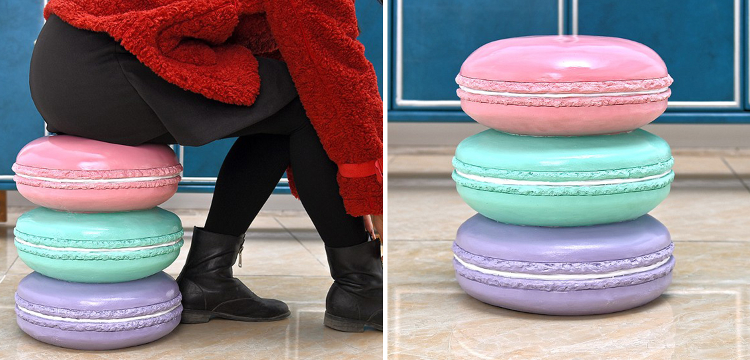 Приставной табурет Макарон Three Macaroon Stool Приставной табурет Макарон Three Macaroon Stool - Loft-Concept в Грозном