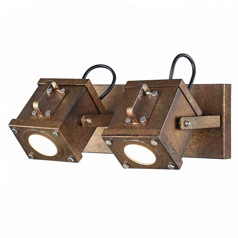 Спот Box Spot 2 Искусственная бурая ржавчина в Грозном | Loft Concept 