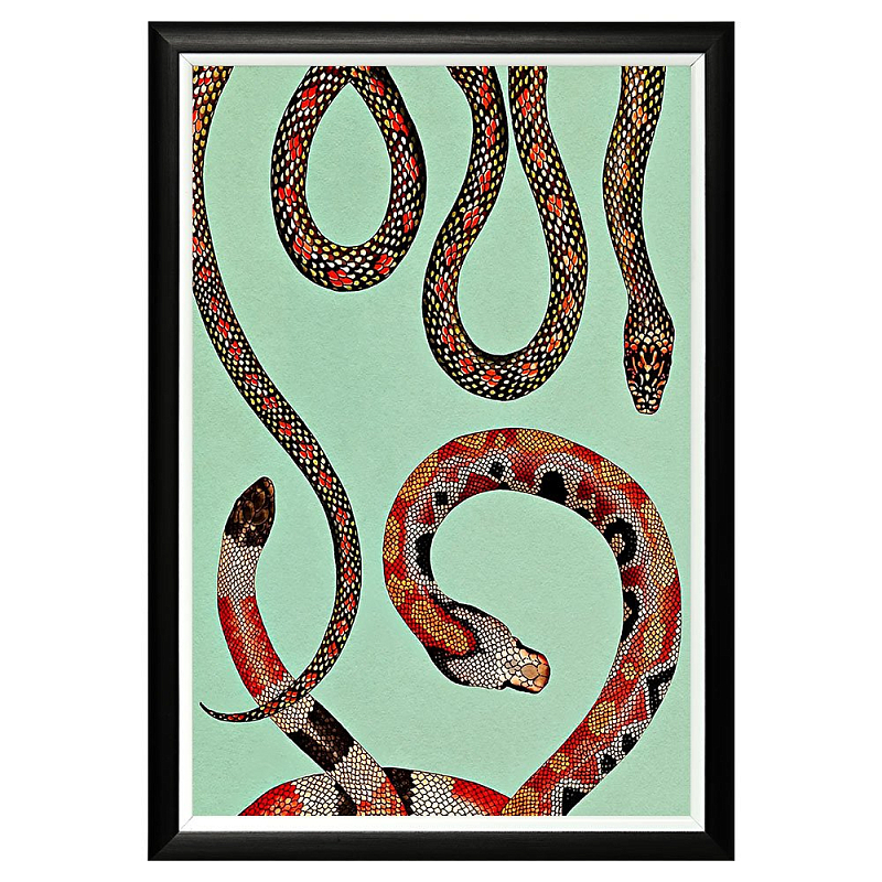 Постер Red Snakes Постер Red Snakes в Грозном | Loft Concept