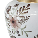 Ваза с нежным цветочным узором в пастельных тонах и крышкой с золотым акцентом Chinoiserie Ceramics варинант исполнения - 3 | Loft Concept в Грозном