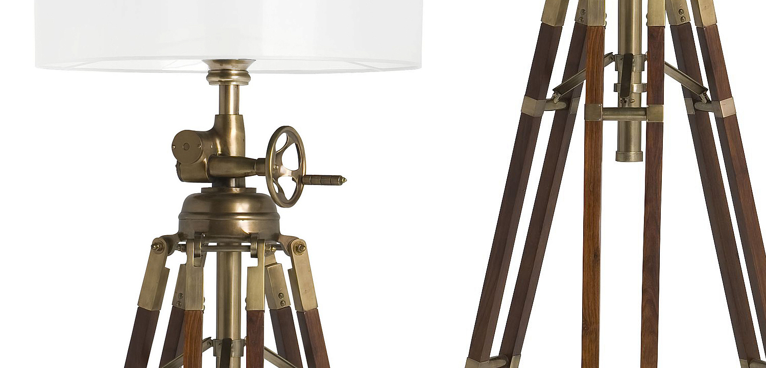 Торшер Eichholtz Floor Lamp Royal Marine Cream Торшер Eichholtz Floor Lamp Royal Marine Cream - Loft-Concept в Грозном