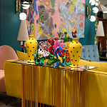 Декоративная статуэтка Yayoi Kusama Flowers that Bloom at Midnight Red варинант исполнения - 4 | Loft Concept в Грозном