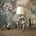 Лампа MALE MANNEQUIN LAMP с абажуром варинант исполнения - 2 | Loft Concept в Грозном