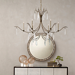 Люстра с прозрачными каплевидными подвесками Elegant Thin Chandelier варинант исполнения - 2 | Loft Concept в Грозном
