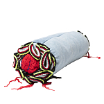 Подушка из джинсовой одежды и вязания Heart&Brain 2 варинант исполнения - 2 | Loft Concept в Грозном