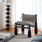 Кресло черно-белое со съемными подушками Celebrity варинант исполнения - 7 | Loft Concept в Грозном