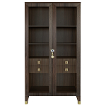 Дизайнерский шкаф витрина Elsa Dreams Walnut с 4-мя ящиками варинант исполнения - 9 | Loft Concept в Грозном