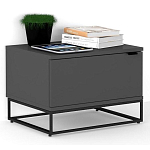 Тумба прикроватная цвета графит с ящиками Strict Lines варинант исполнения - 2 | Loft Concept в Грозном