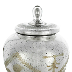 Ваза из стекла с крышкой и декоративными узорами Chinoiserie Ceramics варинант исполнения - 2 | Loft Concept в Грозном