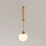 Подвесной светильник со стеклянными вставками Helios варинант исполнения - 2 | Loft Concept в Грозном