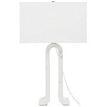 Настольная лампа на арочном корпусе с прямоугольным абажуром One Piece Support варинант исполнения - 4 | Loft Concept в Грозном