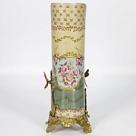 Фарфоровая ваза с бронзовыми элементами Eden Garden варинант исполнения - 3 | Loft Concept в Грозном