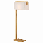 Торшер с прямоугольным абажуром на золотом металлическом каркасе Rectangular Plane  варинант исполнения - 1 | Loft Concept в Грозном
