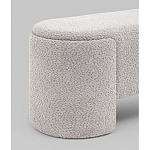 Банкетка Taks букле светло-серый варинант исполнения - 2 | Loft Concept в Грозном