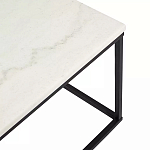 Журнальный столик прямоугольный White Marble Surface варинант исполнения - 4 | Loft Concept в Грозном