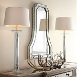 Зеркало в серебристой фигурной раме Silver Reflection варинант исполнения - 2 | Loft Concept в Грозном