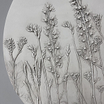 Панно Серые цветы варинант исполнения - 3 | Loft Concept в Грозном