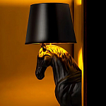 Horse Statue Floor Lamp Большой светильник Черная Лошадь варинант исполнения - 5 | Loft Concept в Грозном