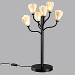 Настольная лампа с ветвями и белыми фарфоровыми цветами Floralis варинант исполнения - 4 | Loft Concept в Грозном