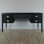 Письменный стол с 4-мя ящиками Elsa Dreams Black  варинант исполнения - 4 | Loft Concept в Грозном