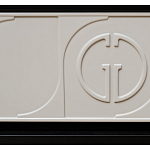 Тумбочка прикроватная с ящиком черно-серого цвета Noble Nightstand варинант исполнения - 4 | Loft Concept в Грозном