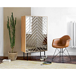 Шкаф с 2-мя зеркальными дверцами Serena Mirror Cabinet варинант исполнения - 3 | Loft Concept в Грозном