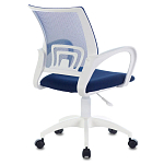 Офисное кресло с основанием из белого пластика Desk chairs Blue варинант исполнения - 2 | Loft Concept в Грозном