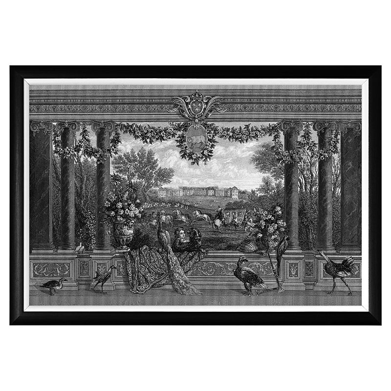 Постер Versailles Poster Черный Белый Постер Versailles Poster Черный Белый в Грозном | Loft Concept