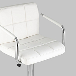 Барный стул с подлокотниками Honory White варинант исполнения - 7 | Loft Concept в Грозном