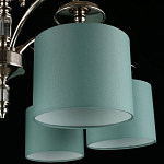 Люстра потолочная Nikoletta с бирюзовым плафоном варинант исполнения - 3 | Loft Concept в Грозном