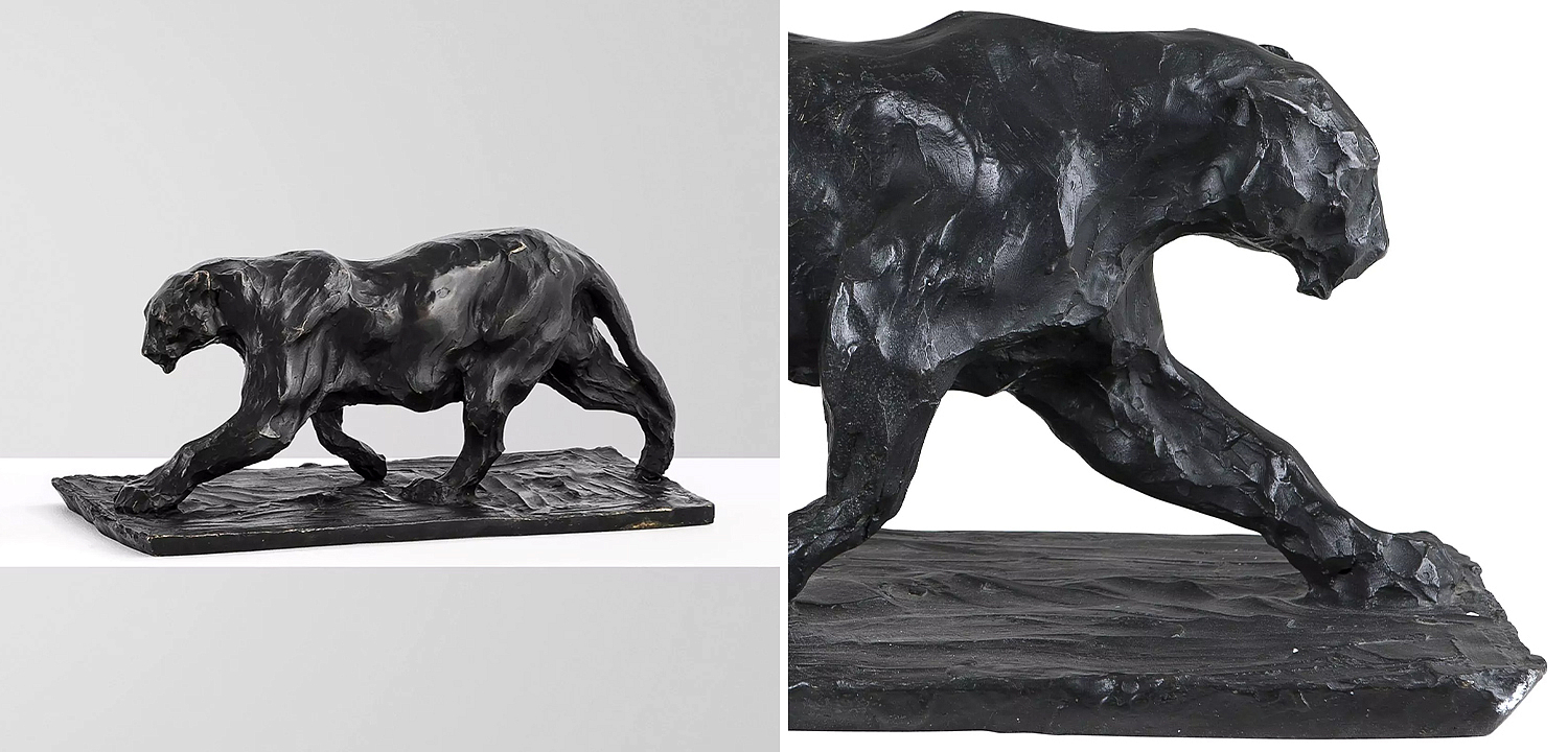 Декоративная статуэтка Eichholtz Jaguar Art Deco Декоративная статуэтка Eichholtz Jaguar Art Deco - Loft-Concept в Грозном