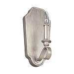 Бра серебрянного цвета с лампой в виде свечи на изогнутой ножке Feiss варинант исполнения - 1 | Loft Concept в Грозном