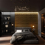 Гипсовая 3D панель с принтографией PM-02 варинант исполнения - 1 | Loft Concept в Грозном