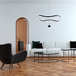 Подвесной светильник волнообразной формы LED 35W 3000K Infinity варинант исполнения - 3 | Loft Concept в Грозном