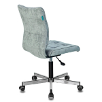 Офисное кресло в серо-голубом велюре Bureaucrats варинант исполнения - 4 | Loft Concept в Грозном