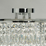 Потолочный светильник круглый с прозрачными подвесками Lunet варинант исполнения - 17 | Loft Concept в Грозном