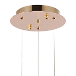 Подвесной светильник Metal Acrylic Tube Trio Gold Hanging Lamp варинант исполнения - 3 | Loft Concept в Грозном
