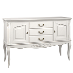 Консоль белая из массива бука с ящиками в стиле прованс White Provence варинант исполнения - 2 | Loft Concept в Грозном