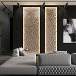 Гипсовая 3D панель с принтографией PM-50 варинант исполнения - 5 | Loft Concept в Грозном