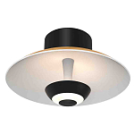 Бра с круглым белым плафоном и черной центральной деталью Natural Harmonie  варинант исполнения - 1 | Loft Concept в Грозном