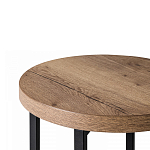 Стол журнальный круглый в стиле лофт Urban Style Space варинант исполнения - 2 | Loft Concept в Грозном