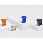 Matis журнальный столик серый из металла и кожи варинант исполнения - 2 | Loft Concept в Грозном