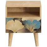 Прикроватная тумба с изображением на ящике Elise Nightstand варинант исполнения - 8 | Loft Concept в Грозном