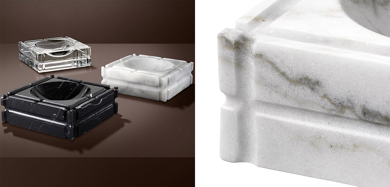 Пепельница Eichholtz Ashtray Nestor White Пепельница Eichholtz Ashtray Nestor White - Loft-Concept в Грозном